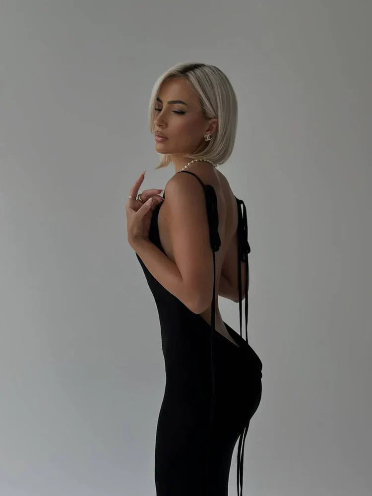 SERENA BACKLESS MAXI ELBİSE